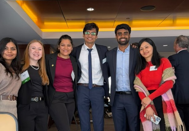 Rachel's team at the Leadership Crisis Challenge, run by the Sanger Leadership Center at the University of Michigan
